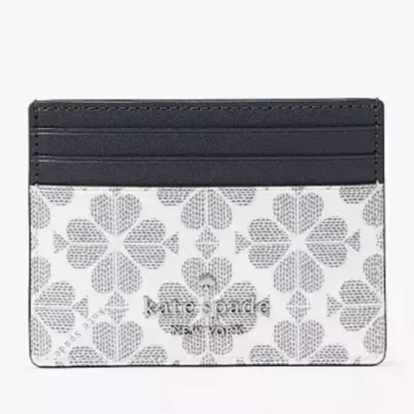Kate Spade Signature Spade Flower Card Holder